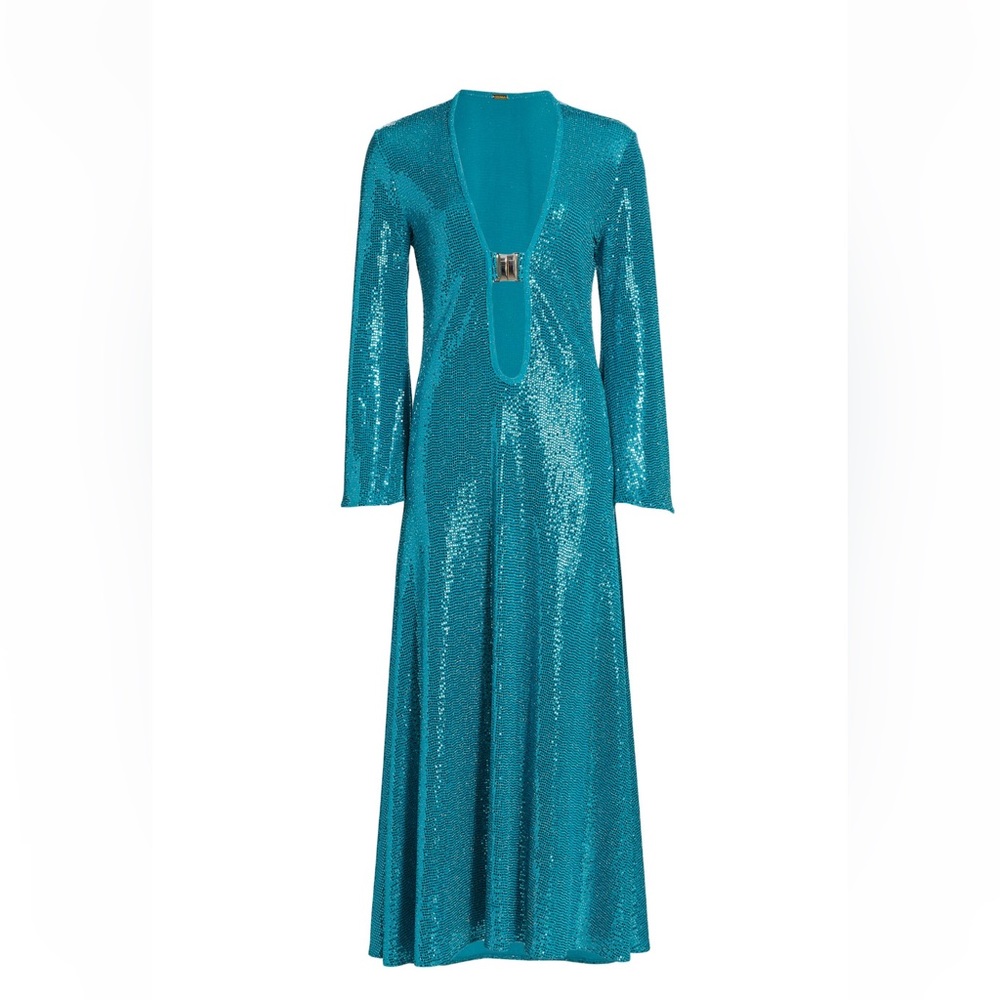 DODO BAR OR Metallic Maxi Dress